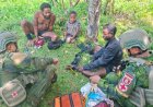 Satgas Yonif 613/Raja Alam Hadirkan Pelayanan Kesehatan dan Komsos untuk Warga Pedalaman Papua